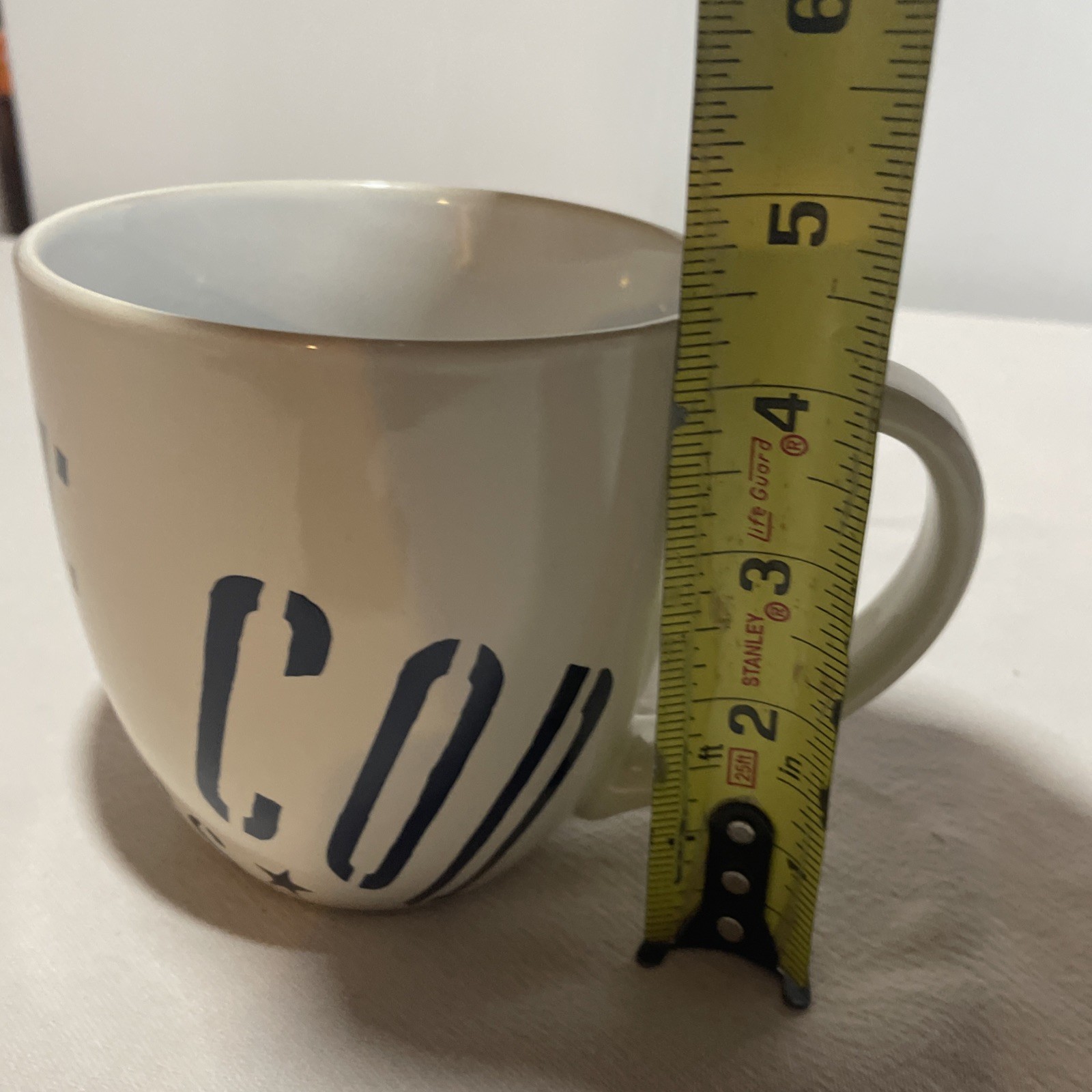 CUFFY’S Oversized 20 oz Coffee Mug CAPE COD MASS Microwave / Dishwasher Safe