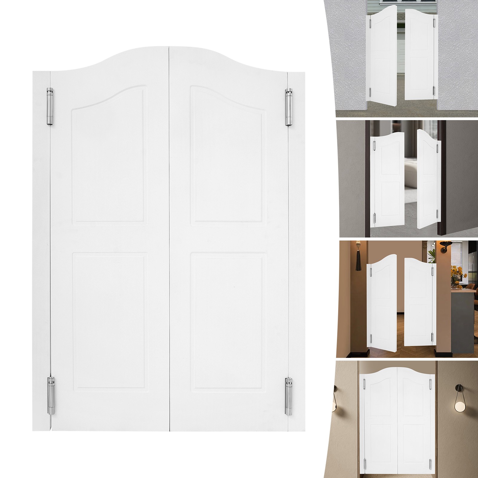 Partition Door Door-mounted For Shop Entrance Partition 76x107cm Wood Door White