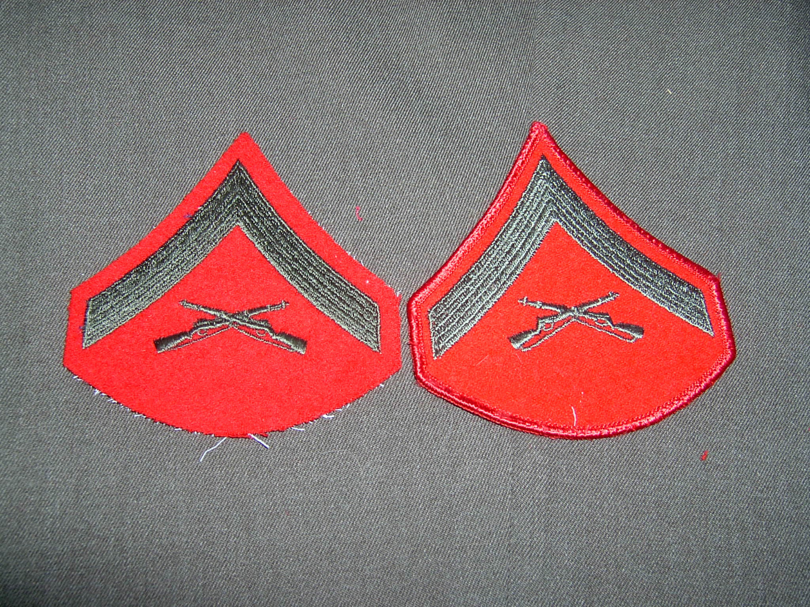 USMC Lance Corporal winter service variation pair