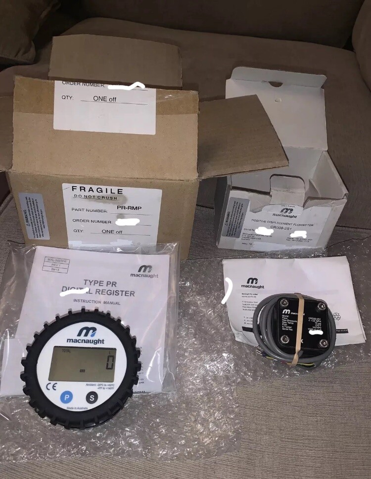 COMBO/LOT NEW MACNAUGHT PR-RMP DIGITAL REGISTER/CR009-2S1 FLOWMETER FREE SHIP