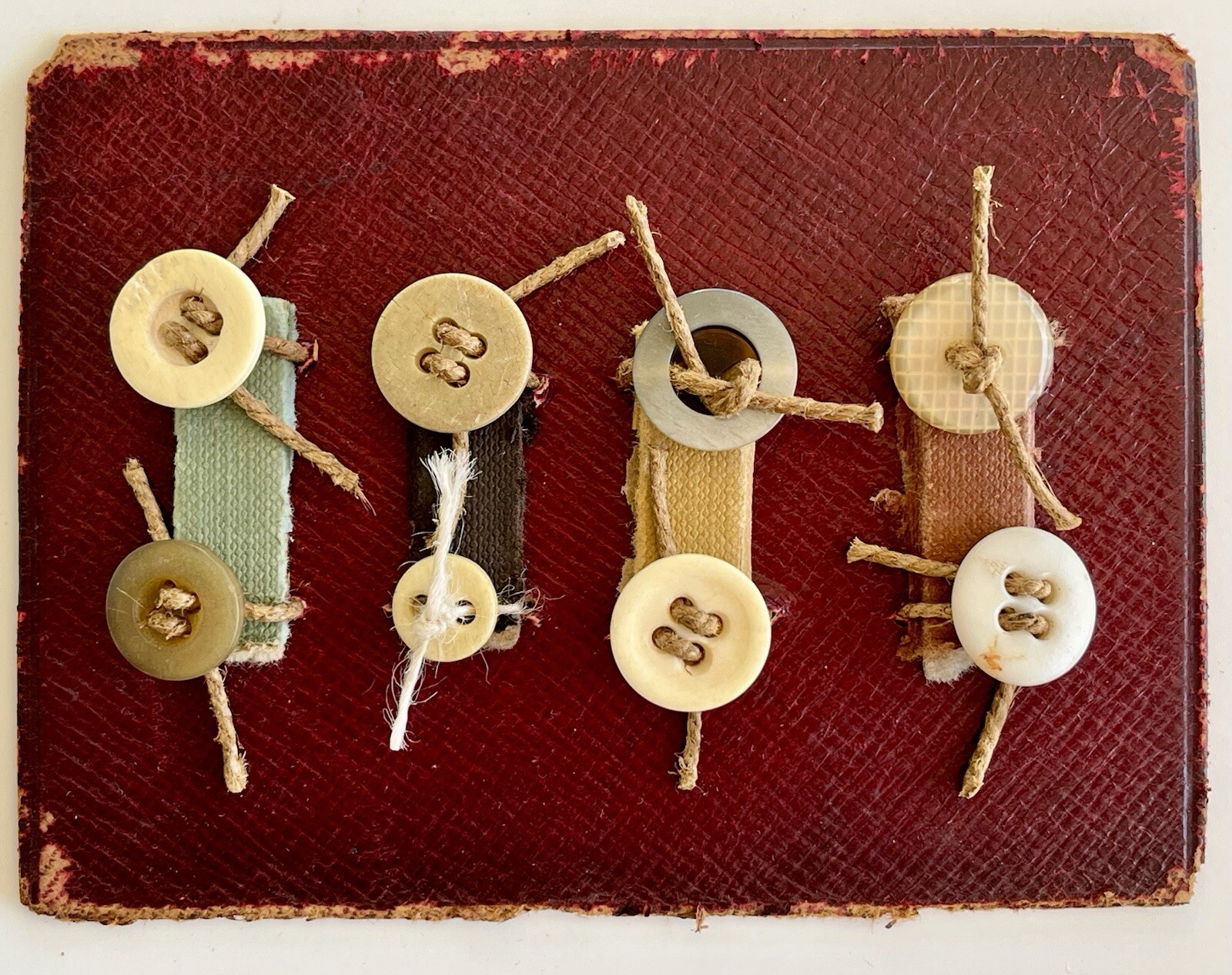 ORIGINAL VINTAGE OUTSIDER ART COLLAGE