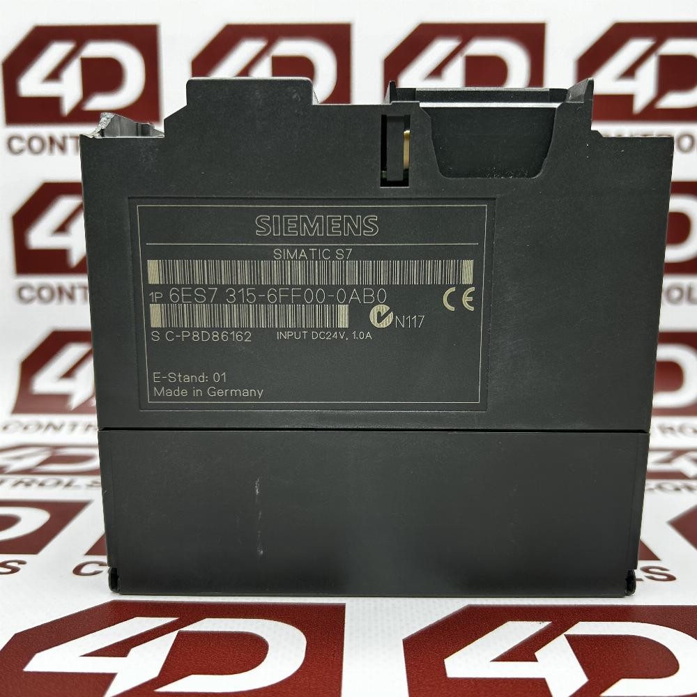 6ES7 315-6FF00-0AB0 | Siemens | Central Processor Unit, 24 VDC, Used