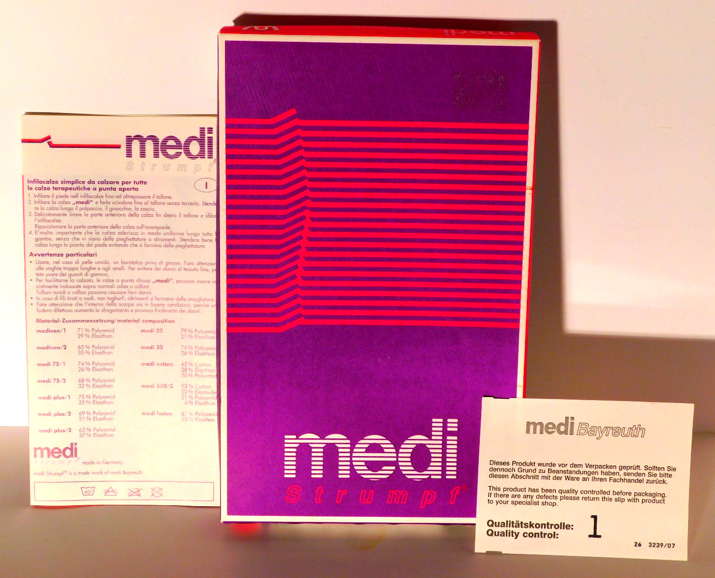 Medi Plus Medical Compression Calf Stockings Beige #201 Size VI NEW