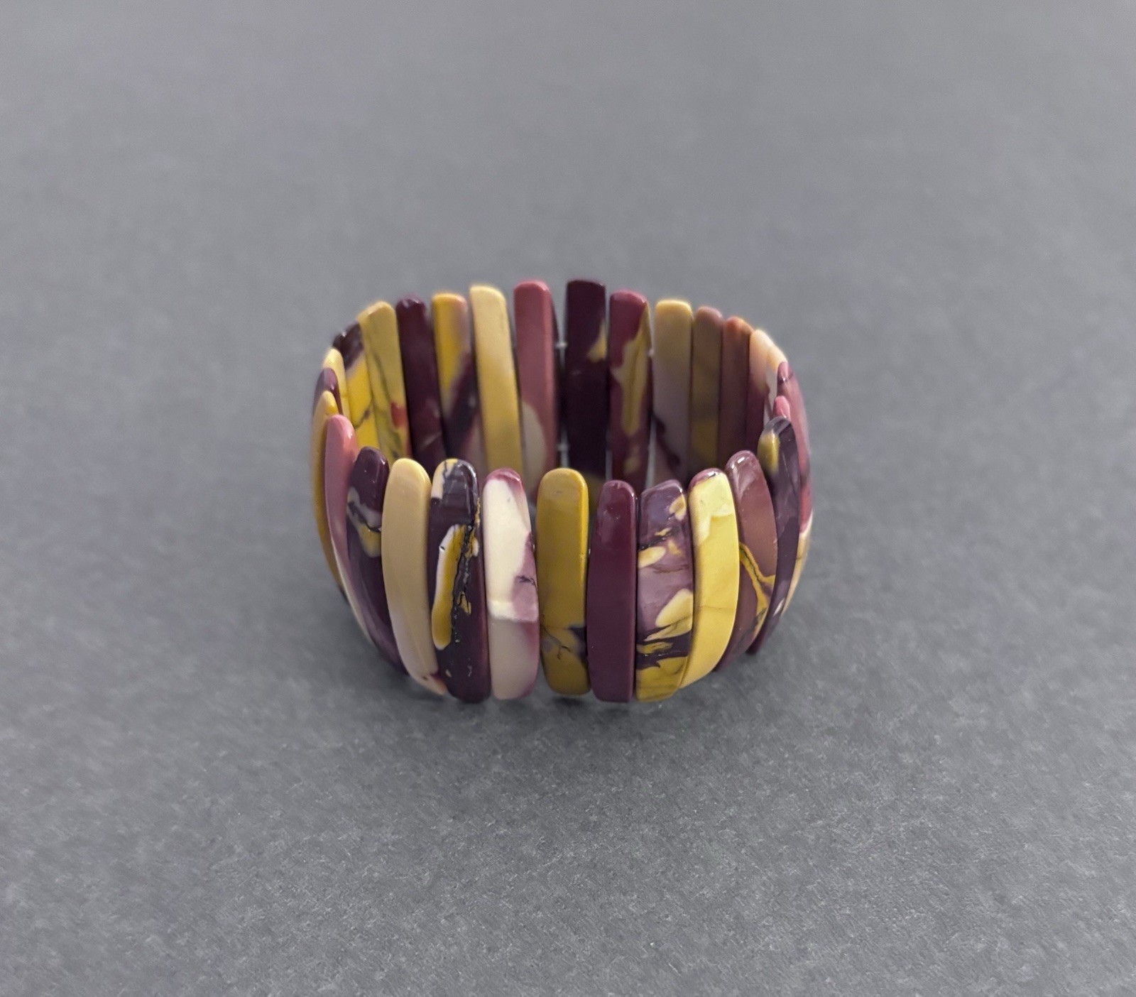 Stone Bracelet From Chile Agate? Stretchy