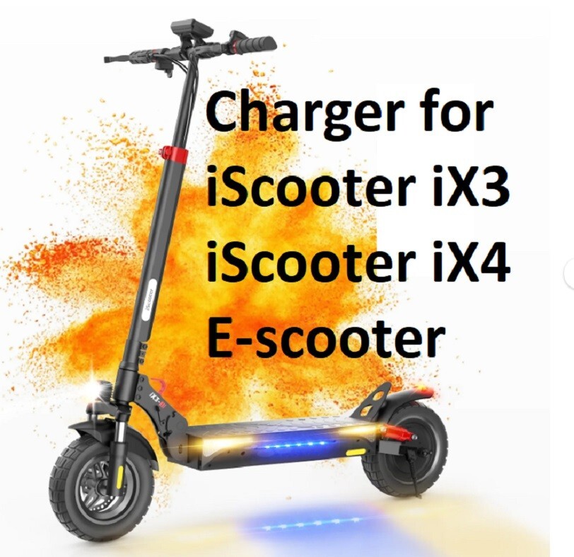 🔥fast 3A battery Charger for iScooter ix3 ix4  Electric scooter #645hkt🔥