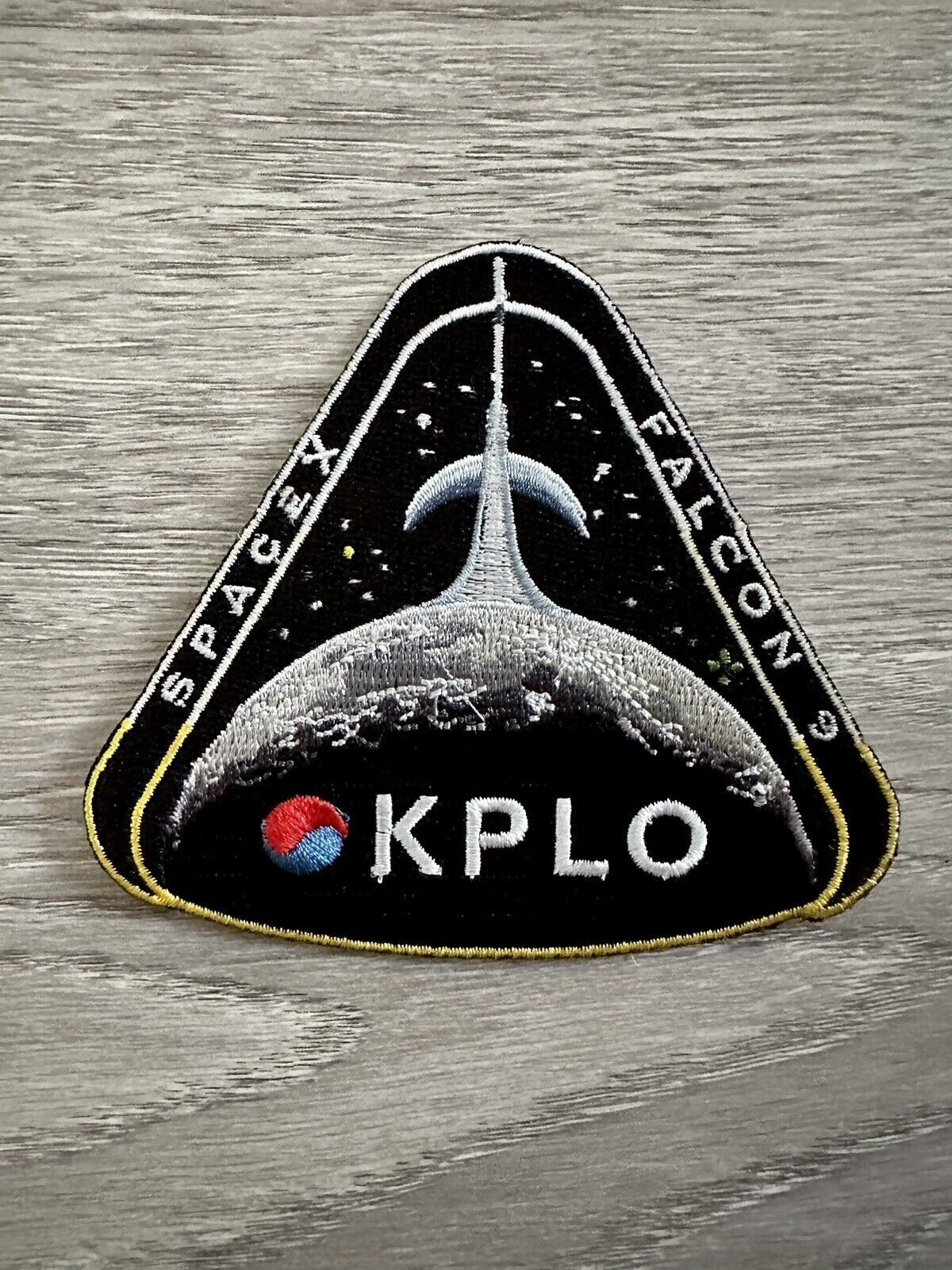 NEW KPLO Korea Pathfinder Lunar Falcon 9 NASA 3.5" Embroidered Iron On Sew On Pa
