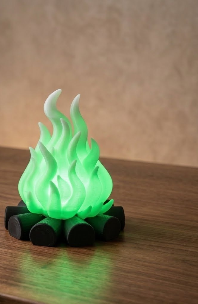 Cozy Camp Fire Light