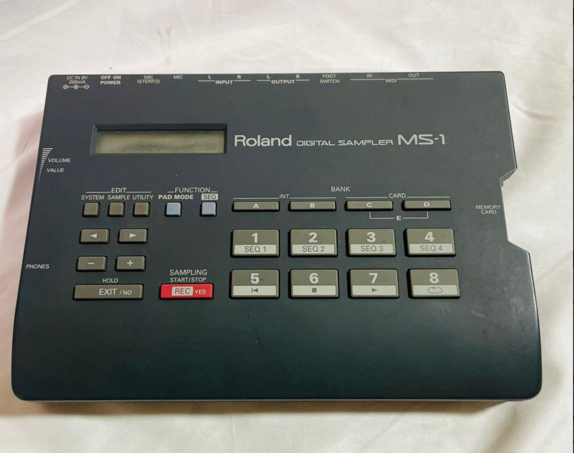 Roland MS-1 Compact Digital Sampler Looper free shipping