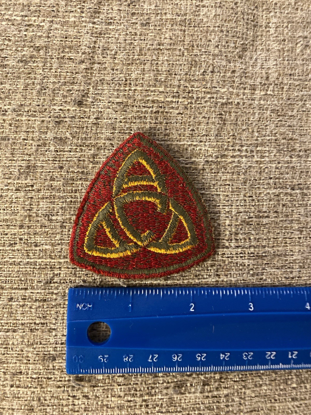 WWII US Army Anti Aircraft Eastern Defense Command Patch Greenback