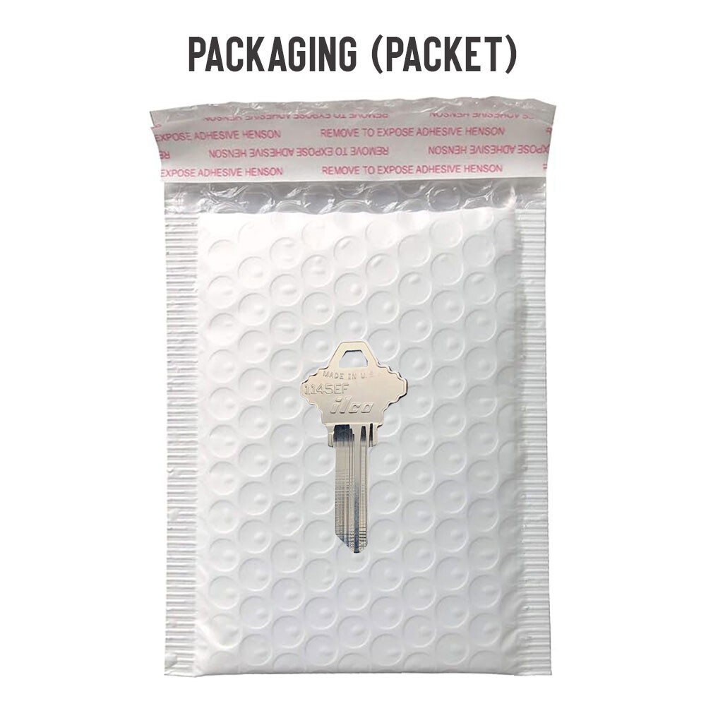 1145EF Key Blank – Nickel
