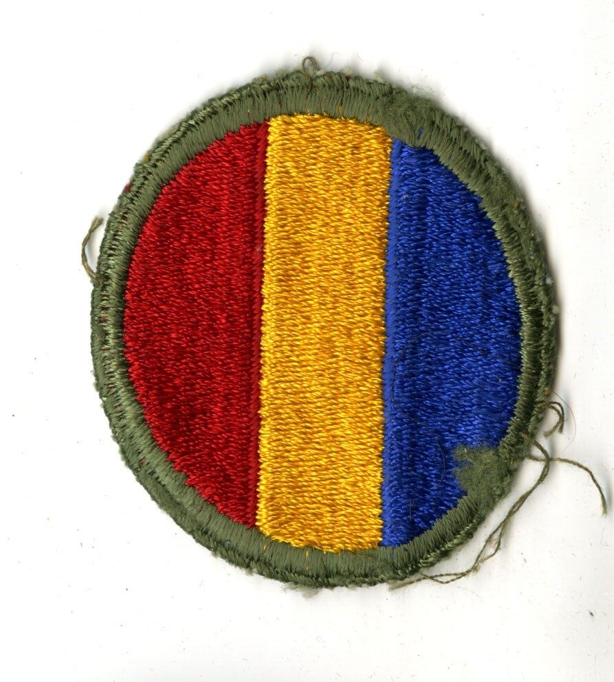 Replacement and Schools Command White Back Patch WWII Original
