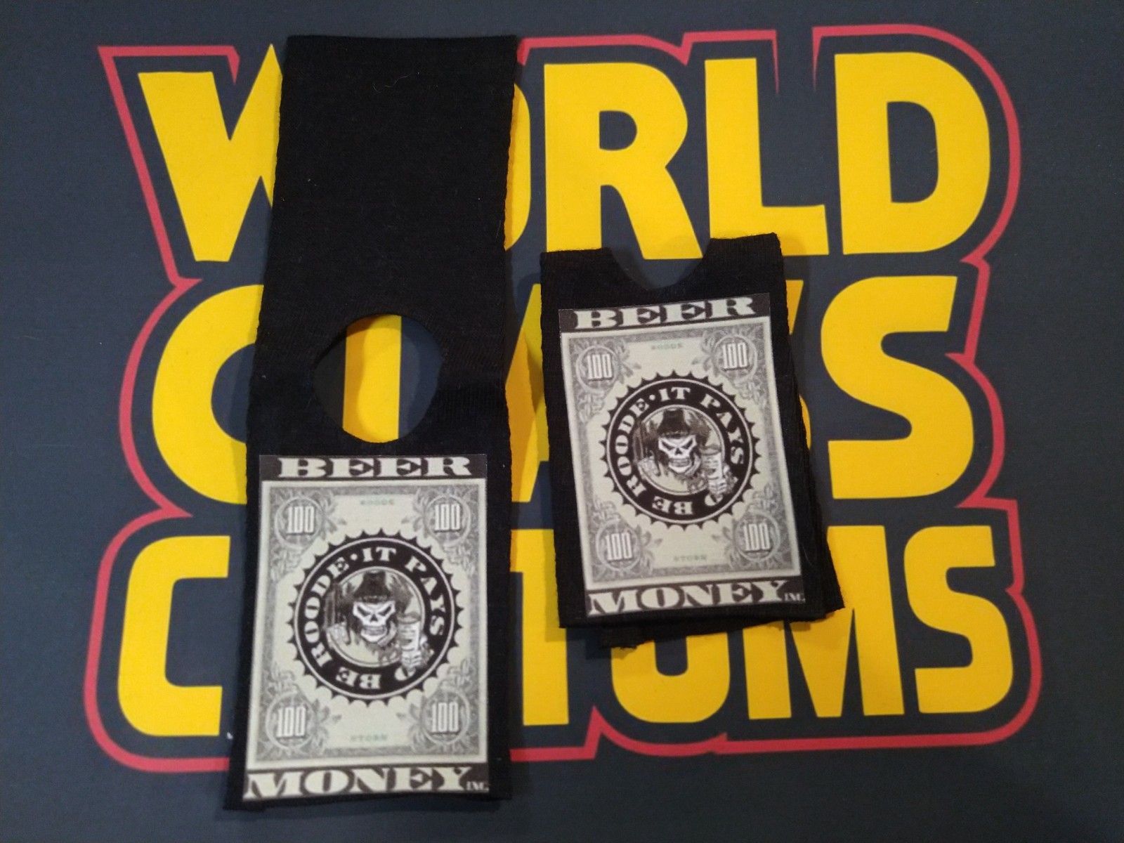 2 Custom Beer Money sleeveless shirts For Mattel Action Figures TNA Impact