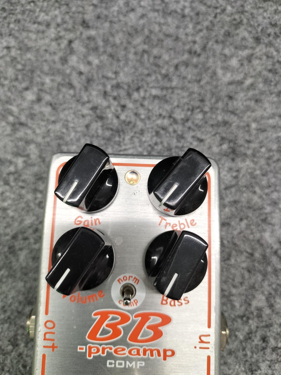 XOTIC BB PRE COMP Guitar Preamp Effect Pedal with Compressor, Box & Manual