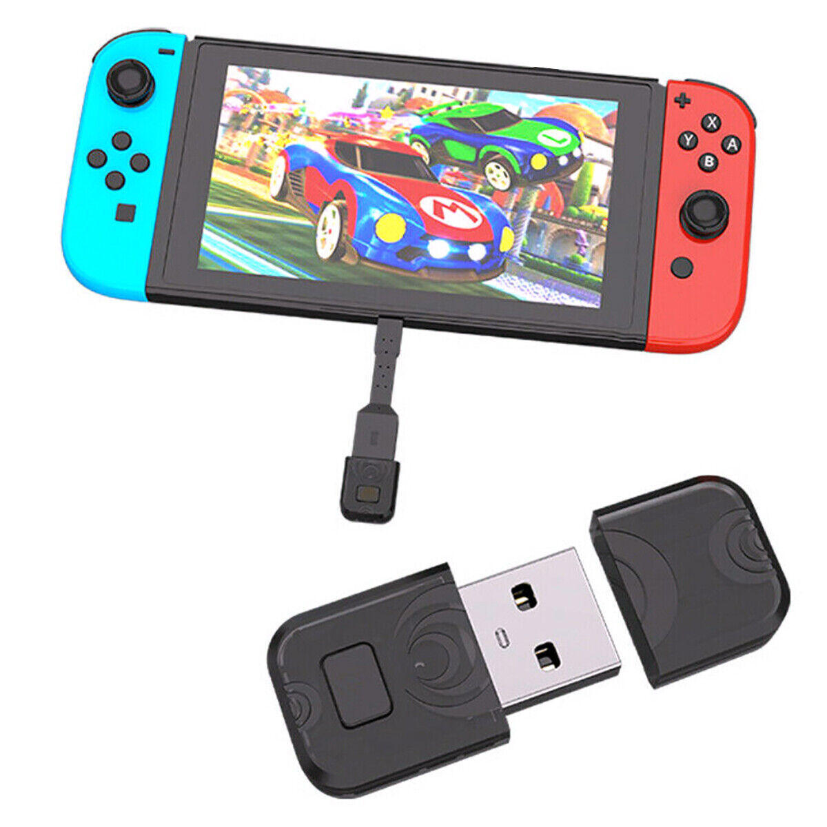 For PS5 PS4 Switch PC Bluetooth USB Dongle Headset HIFI Audio Receiver Adapter