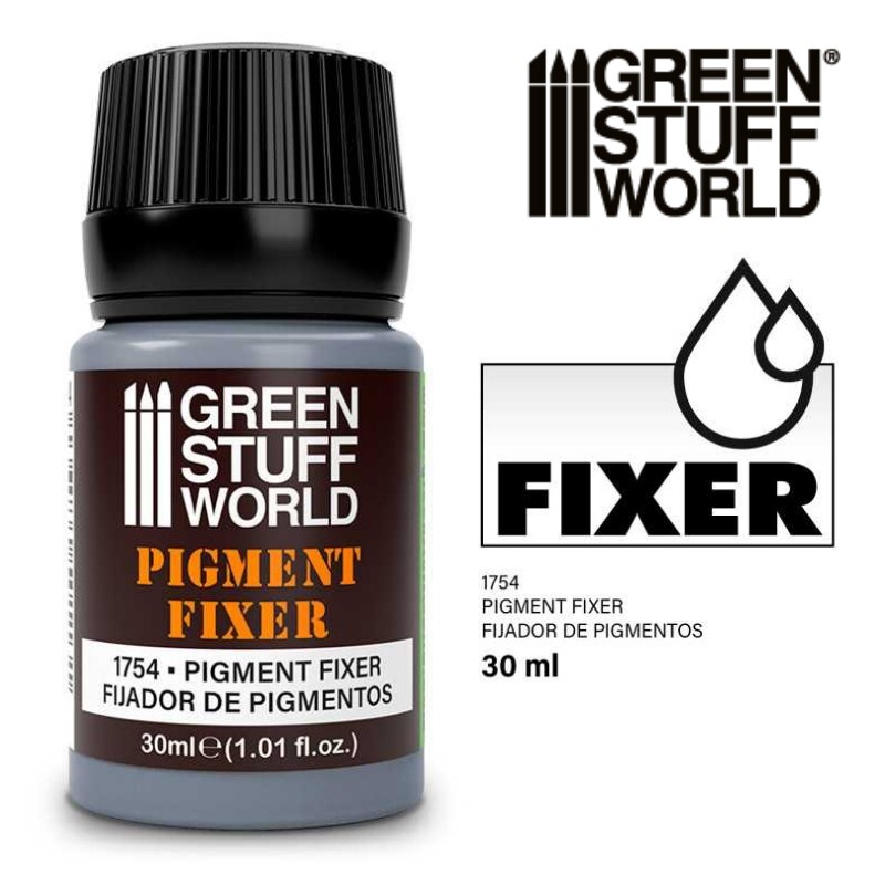 Green Stuff World: Pigment Fixer – 30ml – Acrylic Binder for Weathering Pigments
