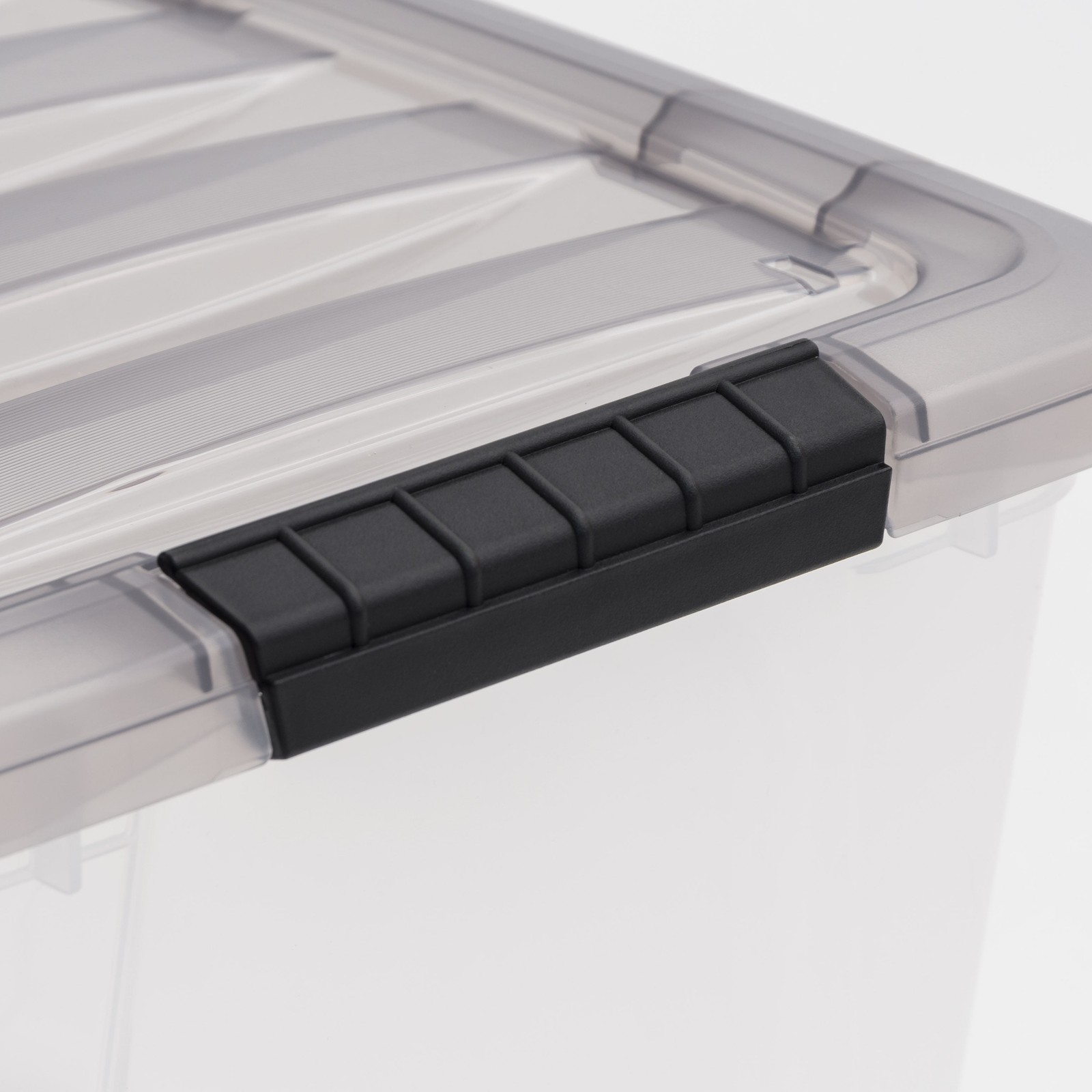 13 Qt. Plastic Storage Bins with Lids, Stackable Storage Containers, 8 Pack