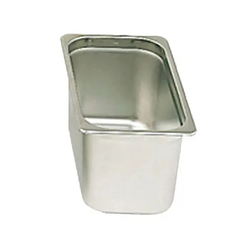 Thunder Group 1/4 Size 22 Gauge Stainless Steel Steam Table Pan - 6" Deep