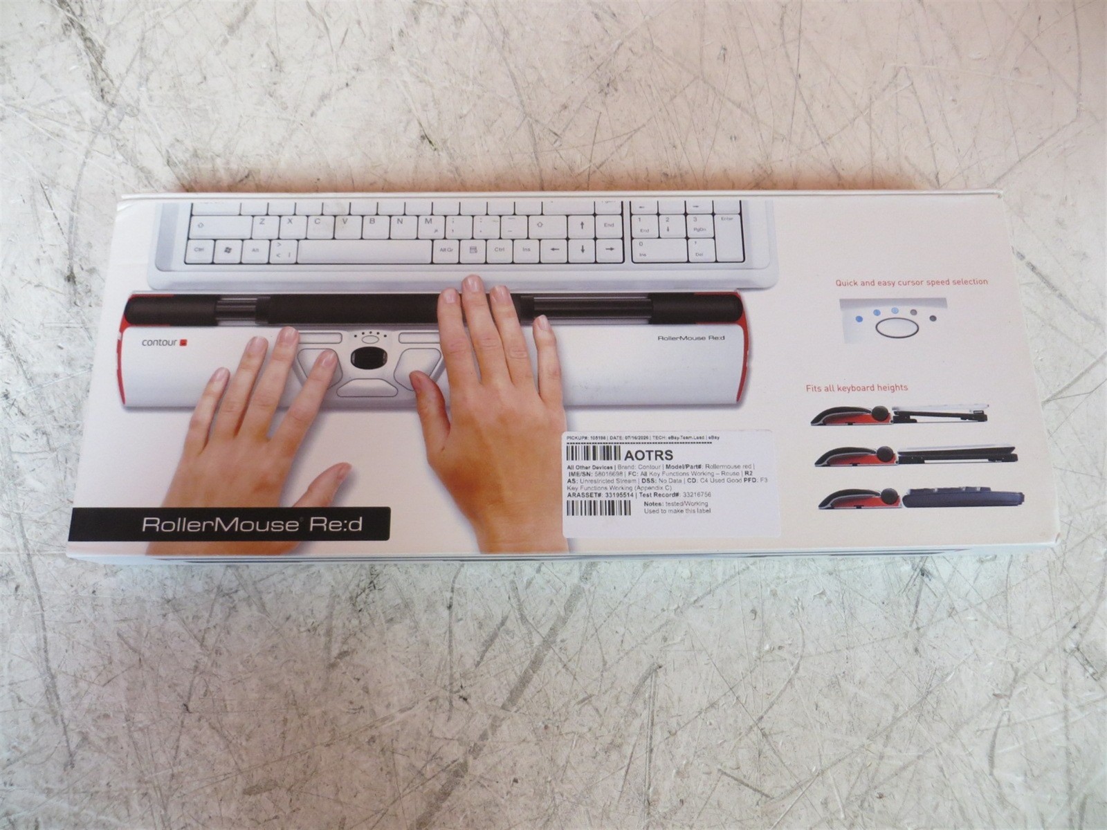 Contour RM-RED RollerMouse RE:D w/ Box