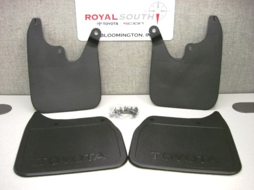 Toyota 01-02 Tacoma 2wd Mud Flap Guard Kit Genuine (Non-PreRunner) OEM OE