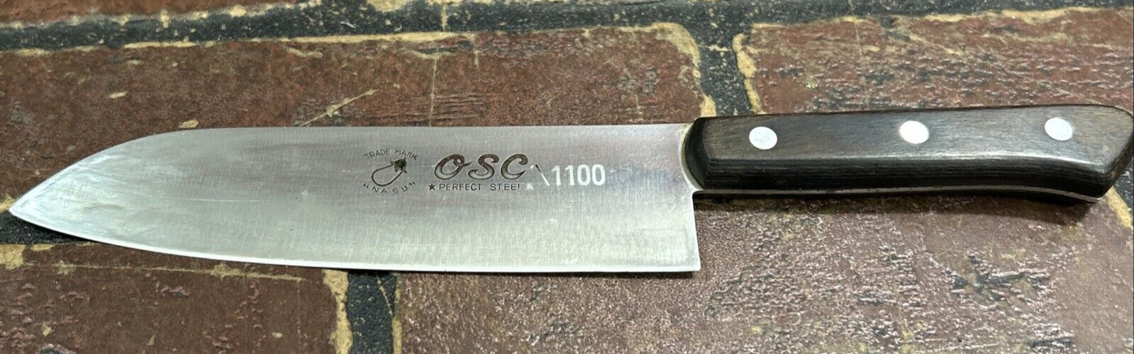 Vintage Chefs Knife OSC Perfect Steel NASU