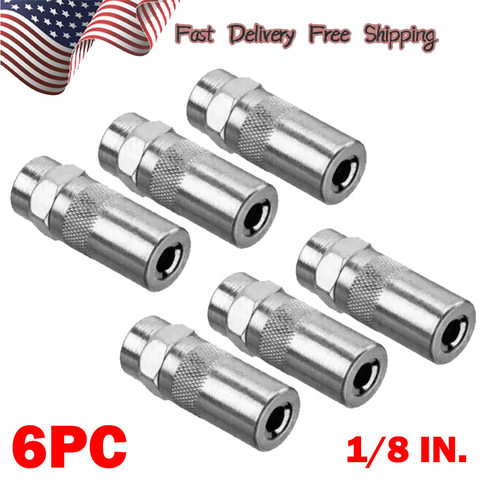 New For Dewalt Heavy Duty 1/8 In. Npt Grease Best Gun Coupler (6-pack) USA