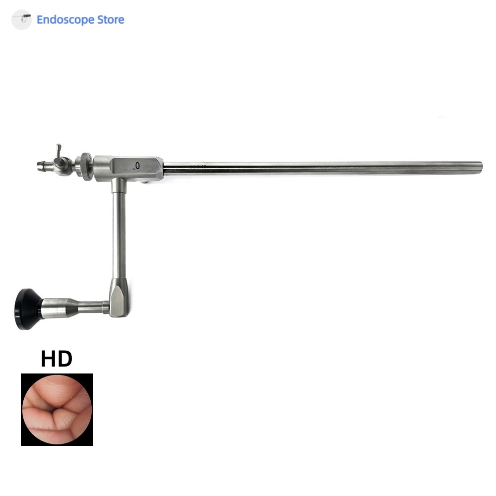 HD Medical Φ10mm 0° Right-Angle Laparoscope Endoscope Optics with 6mm Channel