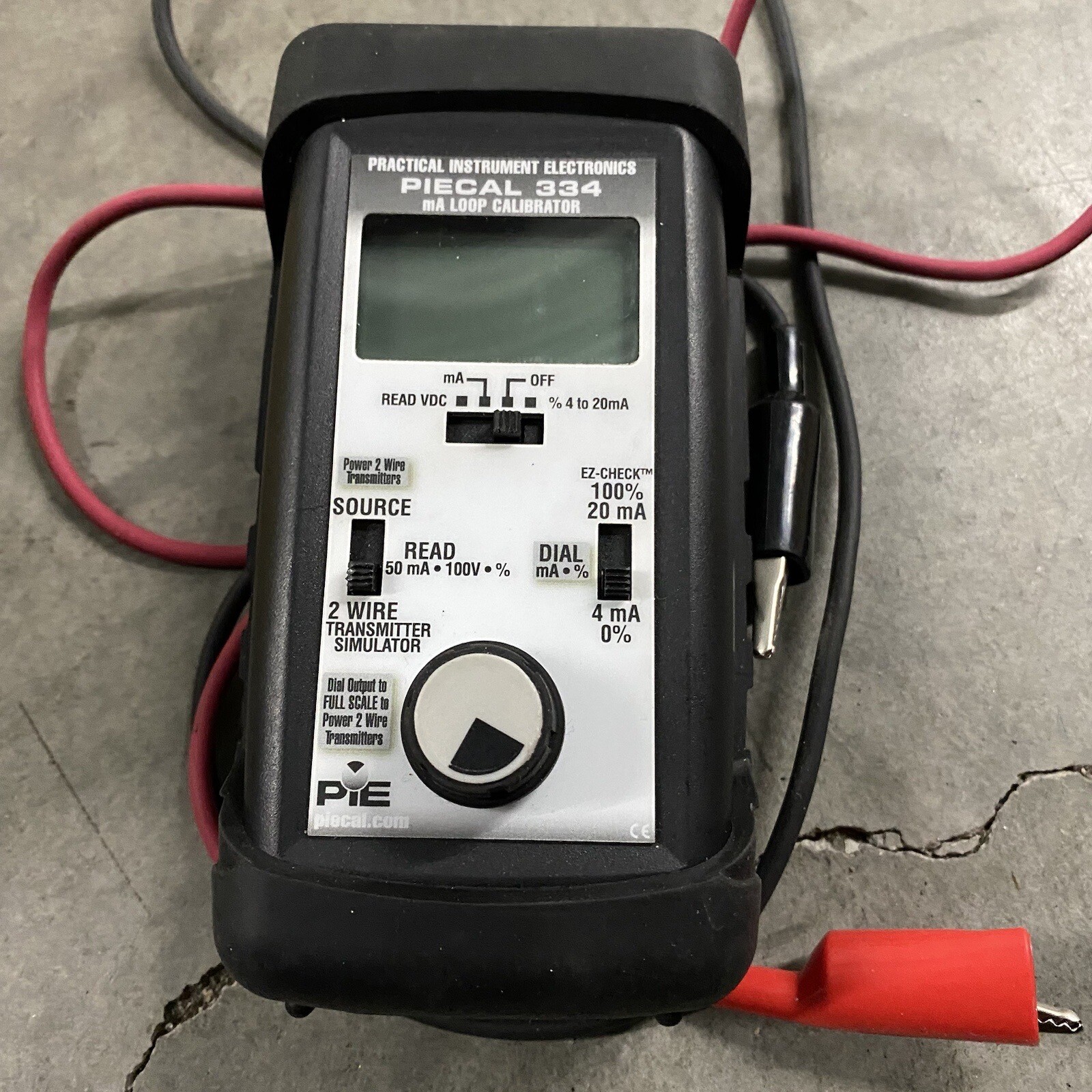 Piecal 334 Milliamp Loop Calibrator