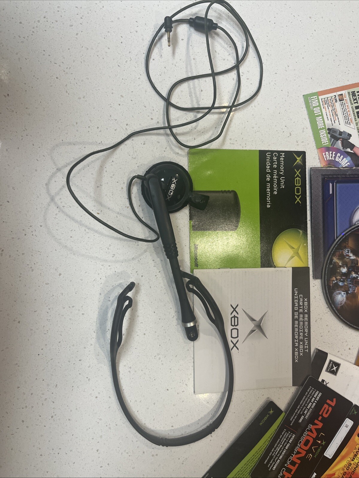 Original Xbox Live Starter Kit w/ Headset & Mechassault Video Game 2003