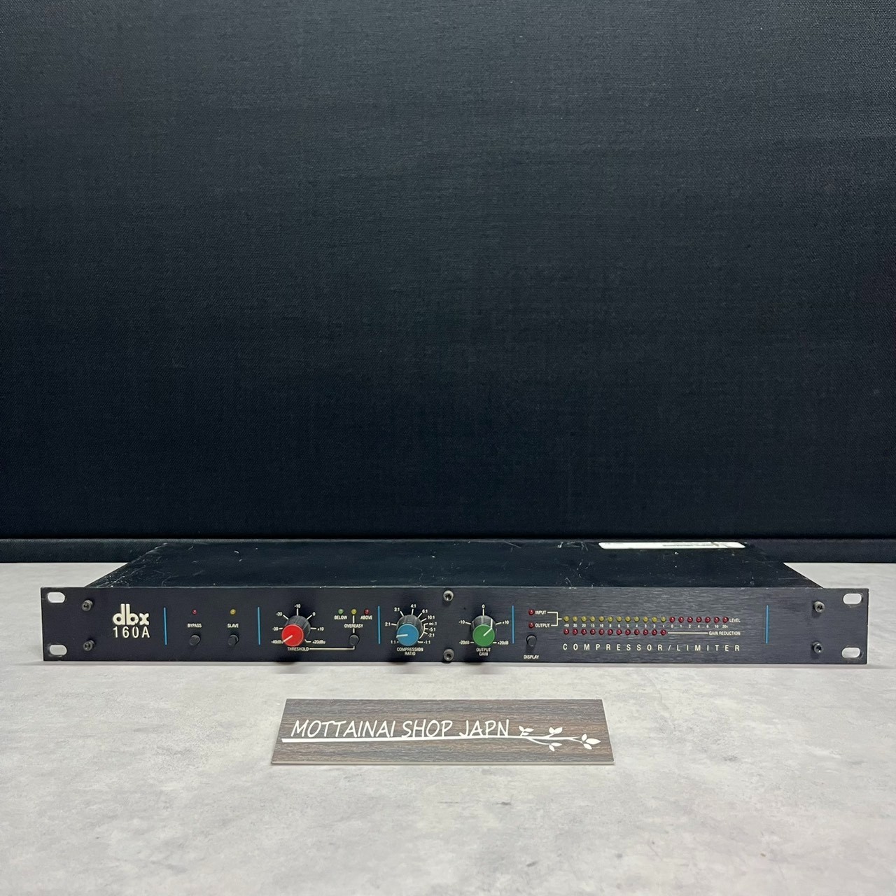 dbx 160A Professional Compressor Limiter OverEasy Rack Mount Audio Gear Tested!!