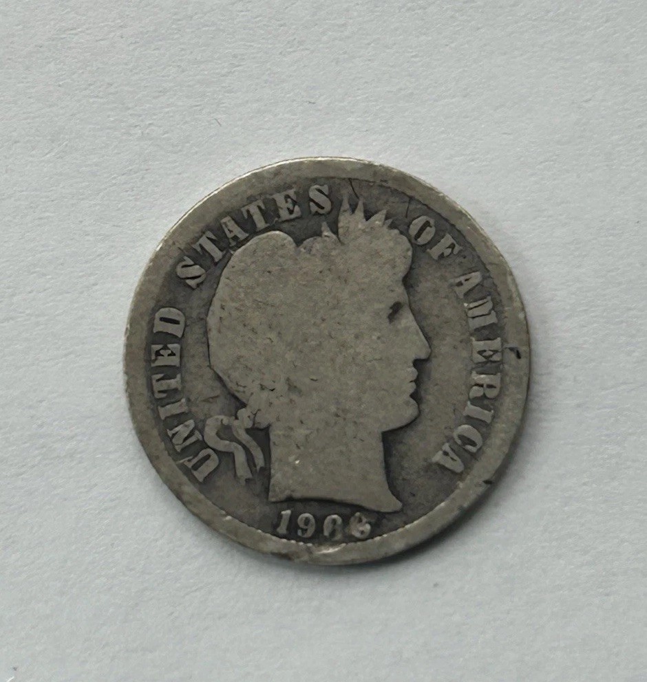 1906S Barber Dime G+