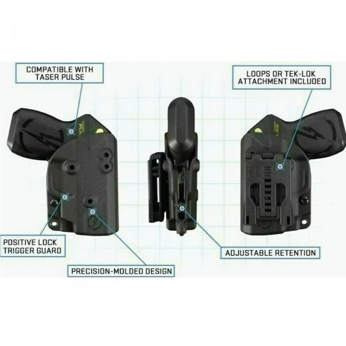 TASER PULSE / PULSE+ OWB HOLSTER for LH or RH - FREE SHIPPING!