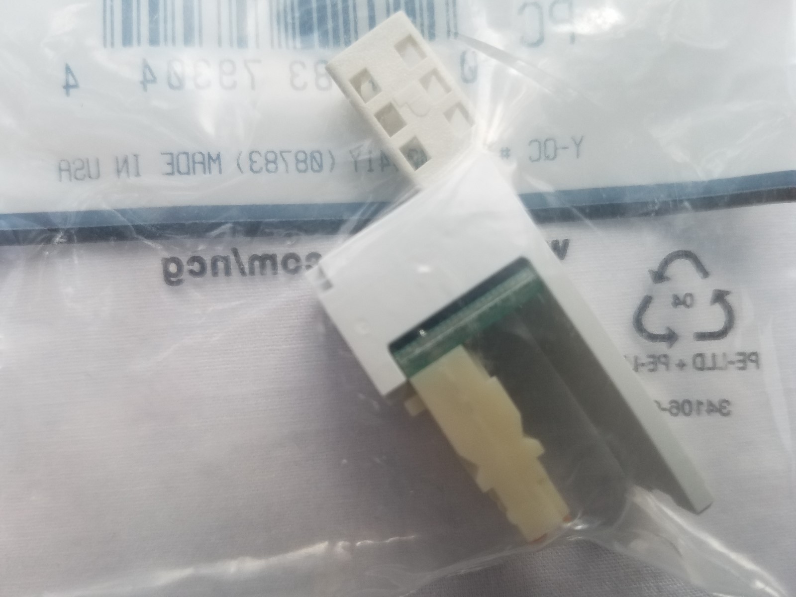 CJSVWH S-Video Panduit Mini-Com Punchdown Module - White