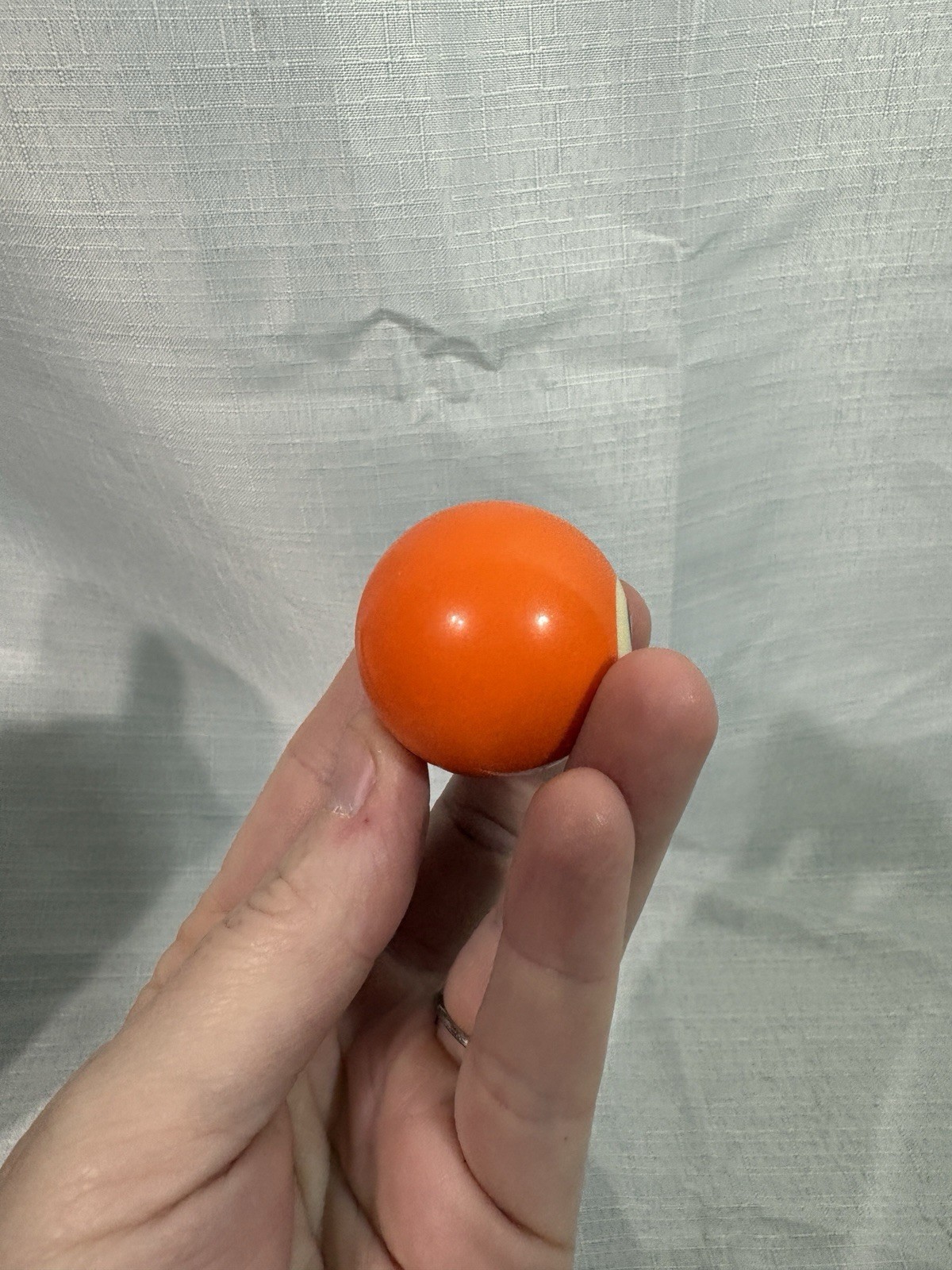 Replacement Mini Billiard Pool Ball 1.5" Ball Number #5 Solid Orange