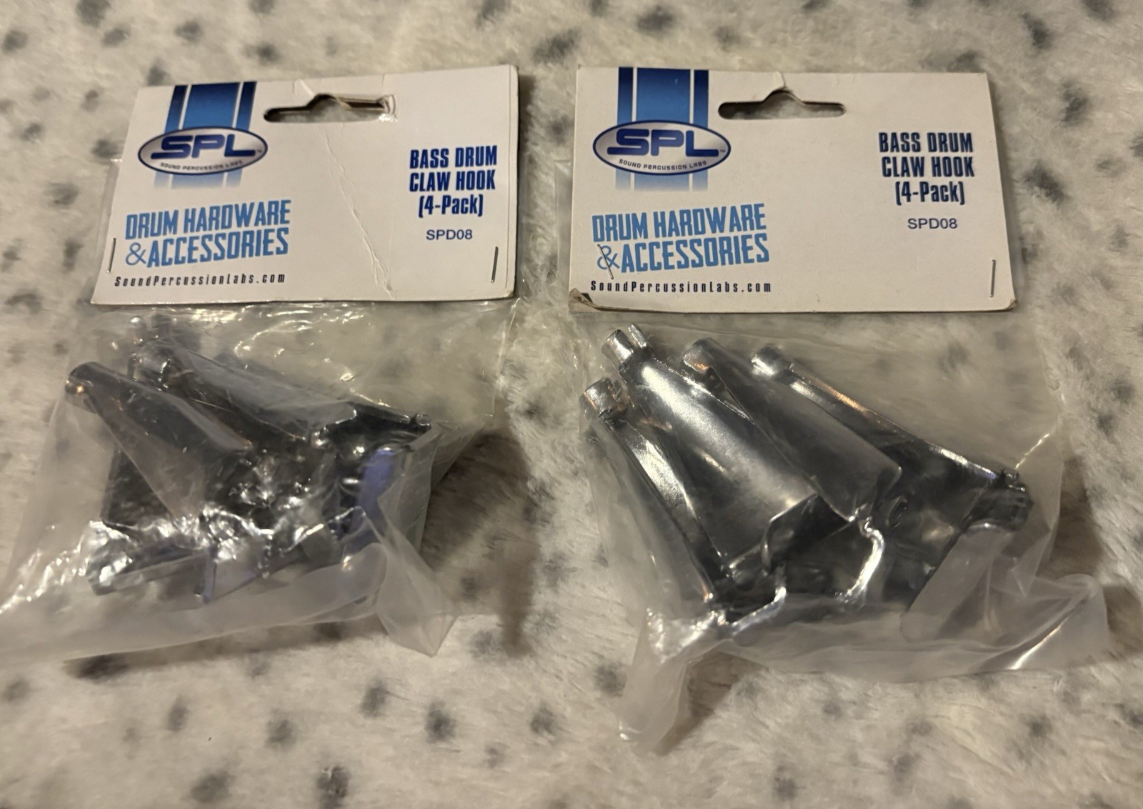Sound Percussion Labs SPD08 Bass Drum Claw Hook 8 Pack