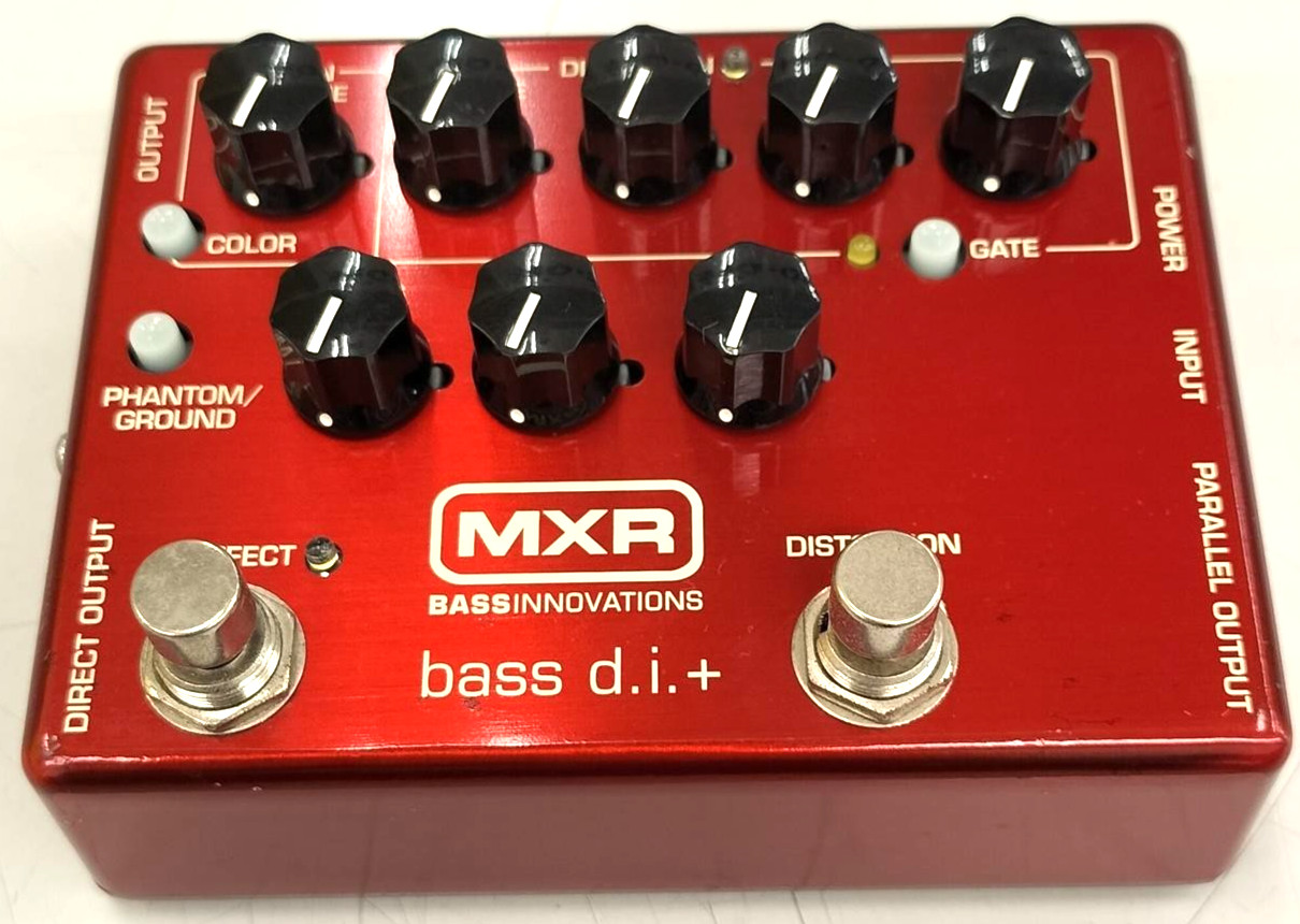 MXR M80 Bass D.I.+ Japan Limited Model Red Color Preamp Effect Pedal