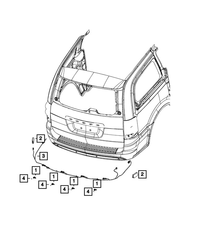 Genuine Mopar Blind Spot Detection Module 68319948AB