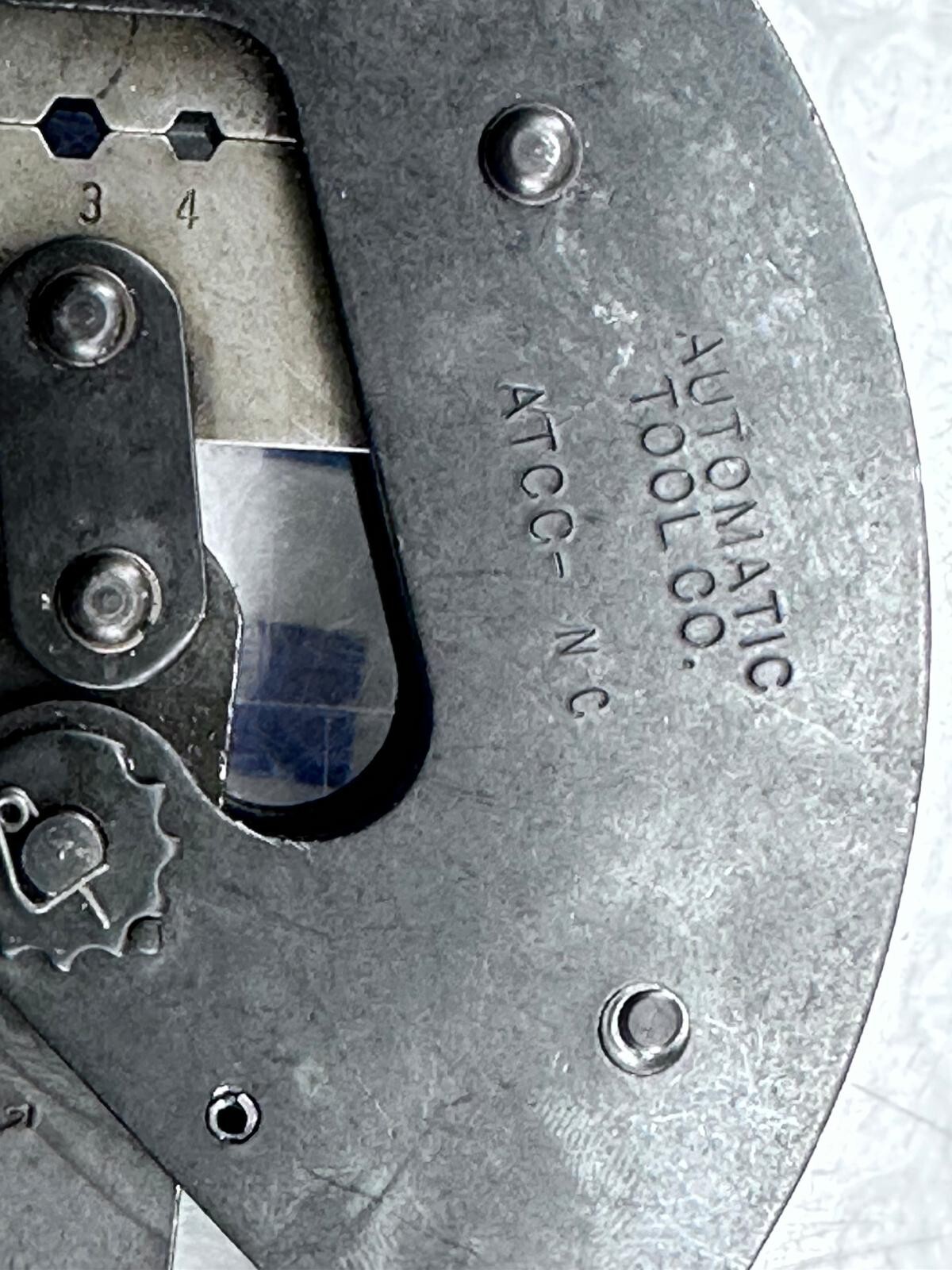 AUTOMATIC TOOL & CONNECTOR CO. HANDHELD CRIMPING PLIER