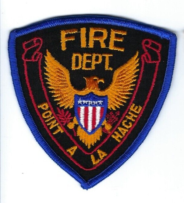 Pointe à la Hache (Plaquemines Parish) LA Louisiana Fire Dept. patch - NEW!