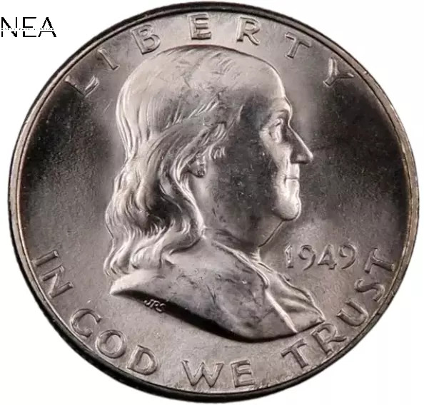 1949-S Franklin Half Dollar ~ Gem BU ~ 90% Silver ~ Key Date!