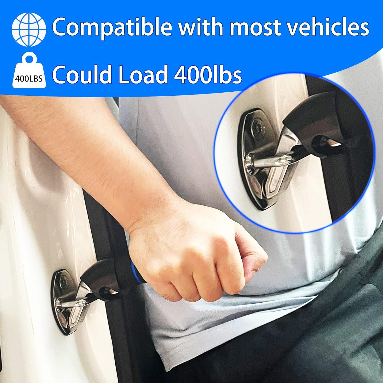 2Pack Car Door Handle for Elderly Car Handle Assist Support Multifunction for Se