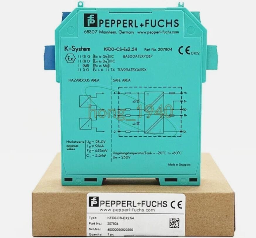 1PCS NEW NEW PEPPERL+FUCHS KFDO-CS-Ex2.54 Safety Barrier