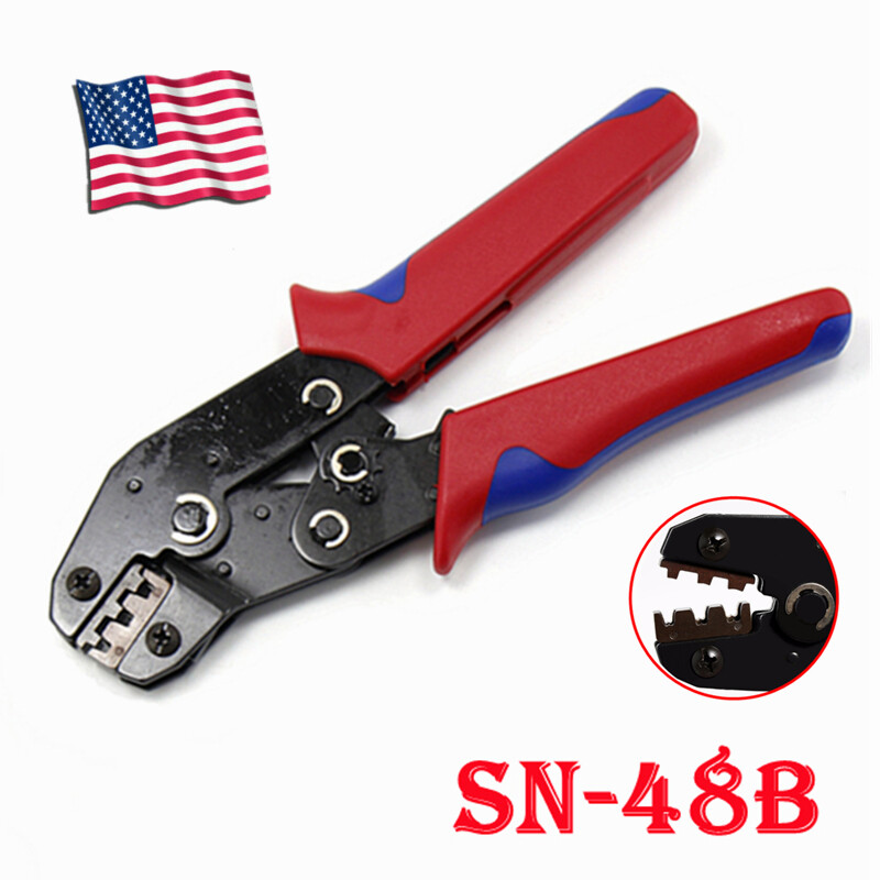 US Ratchet Crimping Tool Insulated Cable Connectors Terminals Wire Crimper Plier