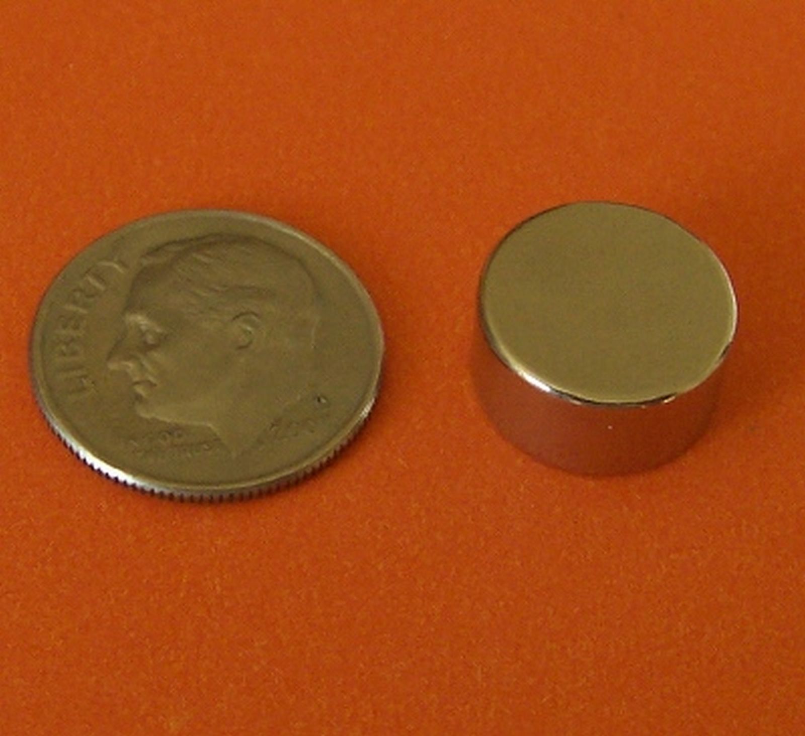 25 Pieces 1/2"x1/4" Grade N42 Rare Earth Neodymium Disc Magnets