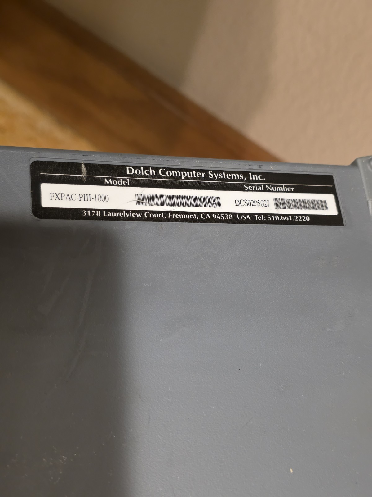 Dolch/Finisar FXPAC-PIII-1000 Computer System GTX-GE-P2000