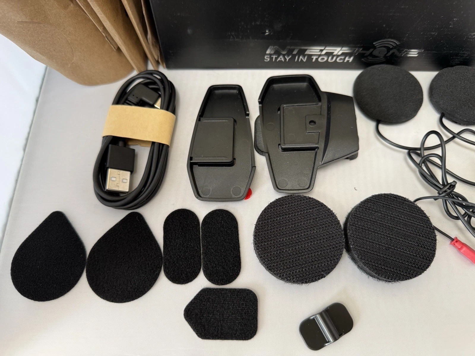 Interphone U COM 8R Motorbike Mesh Bluetooth Intercommunication System Black