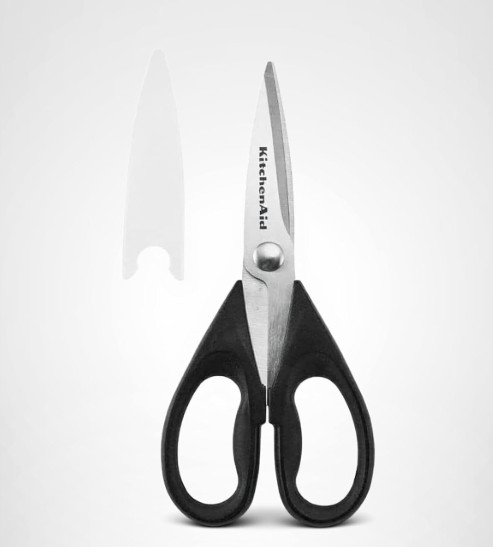KitchenAid All-Purpose Kitchen Shears 8.72" Stainless Steel Scissors Black