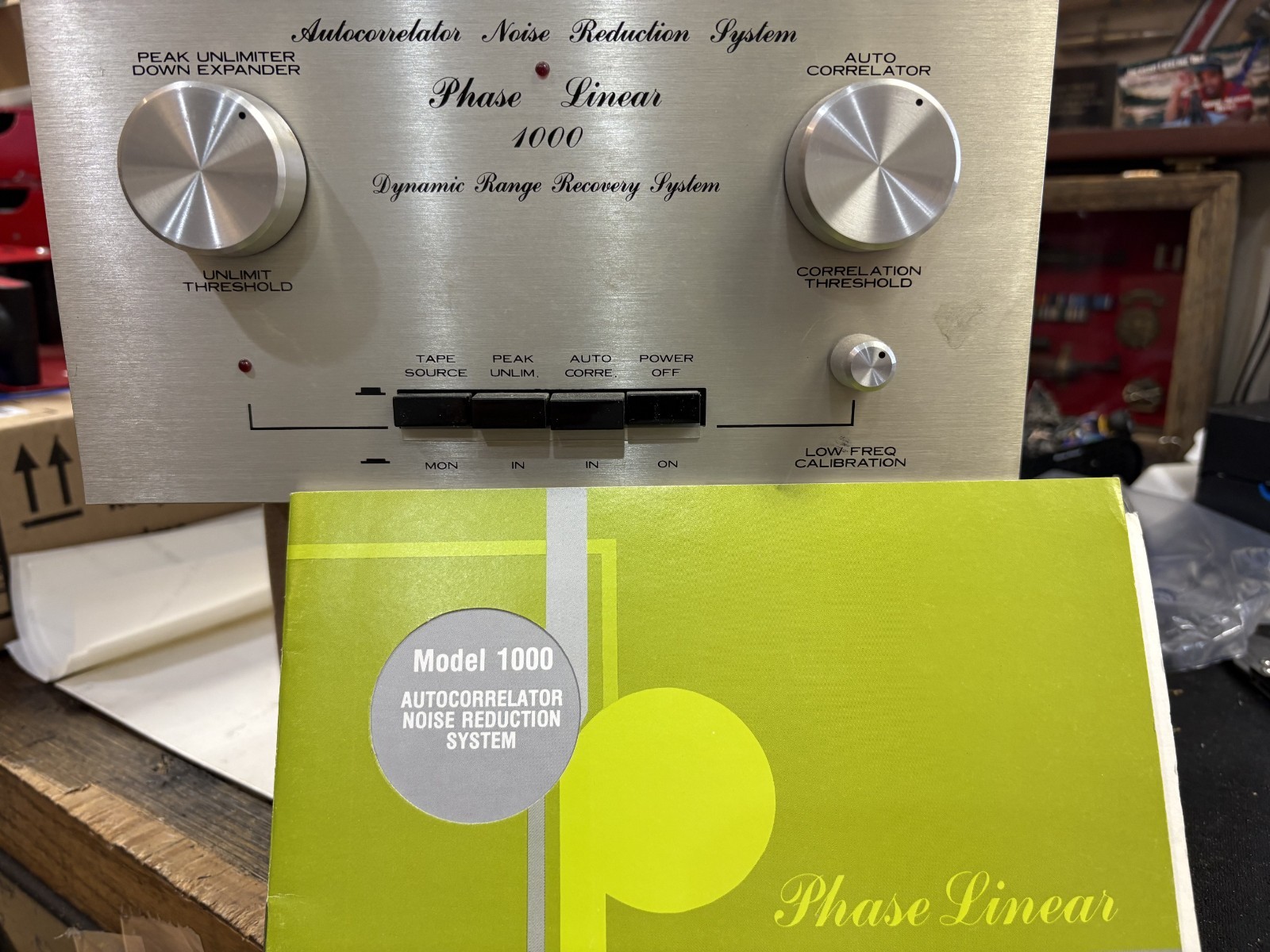 USED WORKING PHASE LINEAR 1000 AUTO CORRELATOR DYNAMIC RANGE RECOVERY W/ Manual