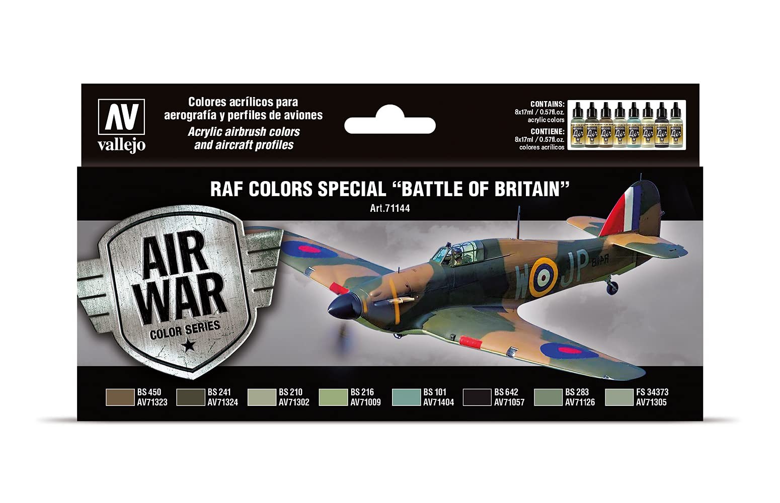 RAF Colors Special Battle of Britain 'Air War Color Series' Model Paint Kit, ...