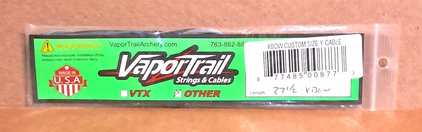 New VaporTrail Archery Replacement Y Cable for TenPoint & PSE Crossbows 27 1/2"