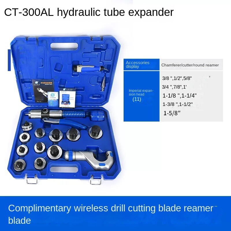 CT-300AL Copper Tube Expander Standard Manual Hydraulic Tube Expander Spreader